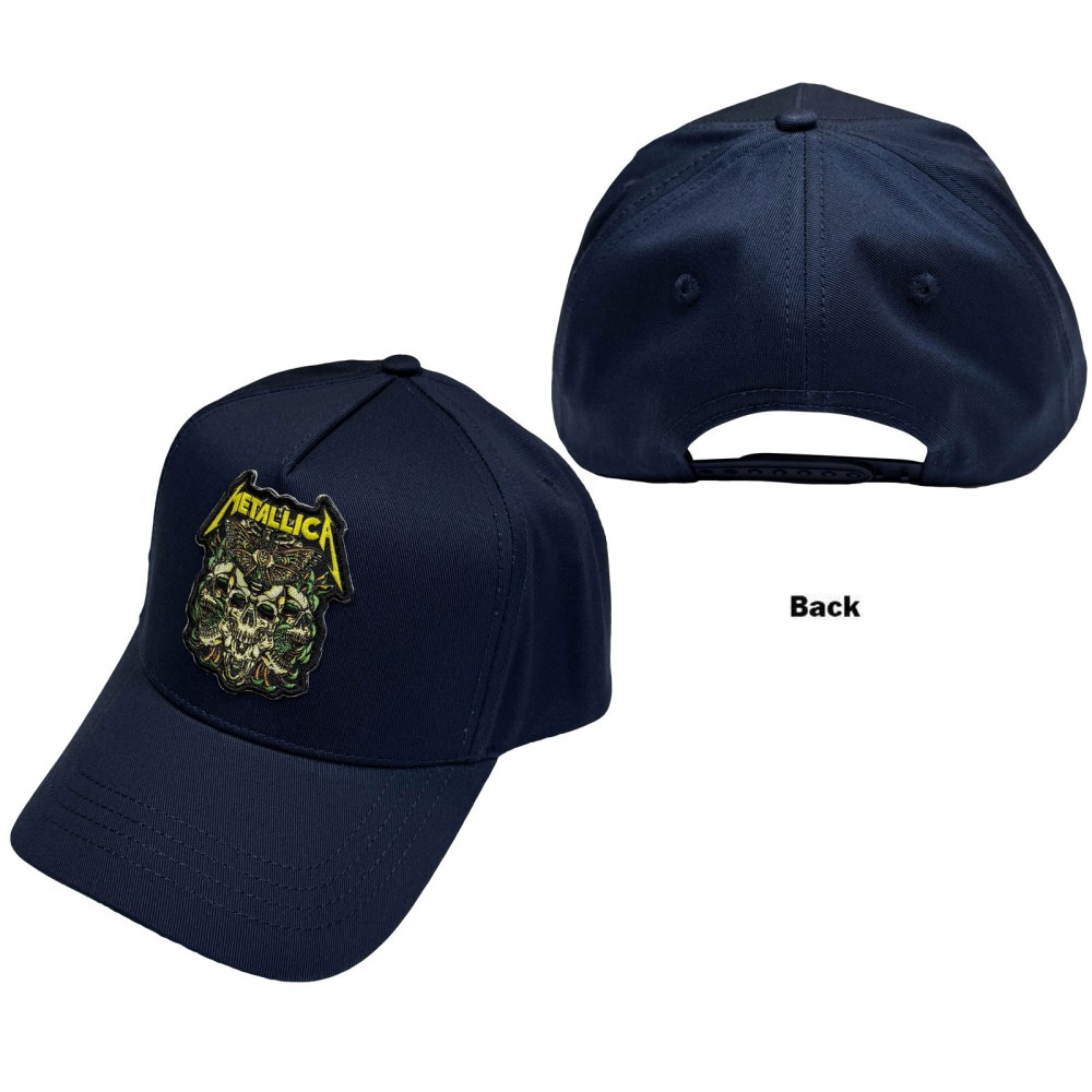 Metallica - Moth Into Flame Casquette ajustable - Bleu foncé
